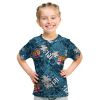 Fiji Hibiscus T Shirt KID Hawaii Style No.1 LT6 Youth XL Size14 - Polynesian Pride