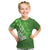 (Custom Personalised) Hammerhead Shark T Shirt Kid Polynesian Green Style LT6 - Polynesian Pride