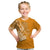 (Custom Personalised) Hammerhead Shark T Shirt Kid Polynesian Orange Style LT6 - Polynesian Pride