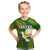 (Custom Personalised And Number) Tailevu Fiji Rugby T Shirt Kid LT6 Green - Polynesian Pride