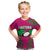 (Custom Personalised And Number) Lautoka Fiji Rugby T Shirt Kid LT6 Pink - Polynesian Pride