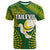 (Custom and Number) Tailevu Fiji Rugby T Shirt LT6 Unisex Green - Polynesian Pride
