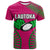 (Custom and Number) Lautoka Fiji Rugby T Shirt LT6 Unisex Pink - Polynesian Pride