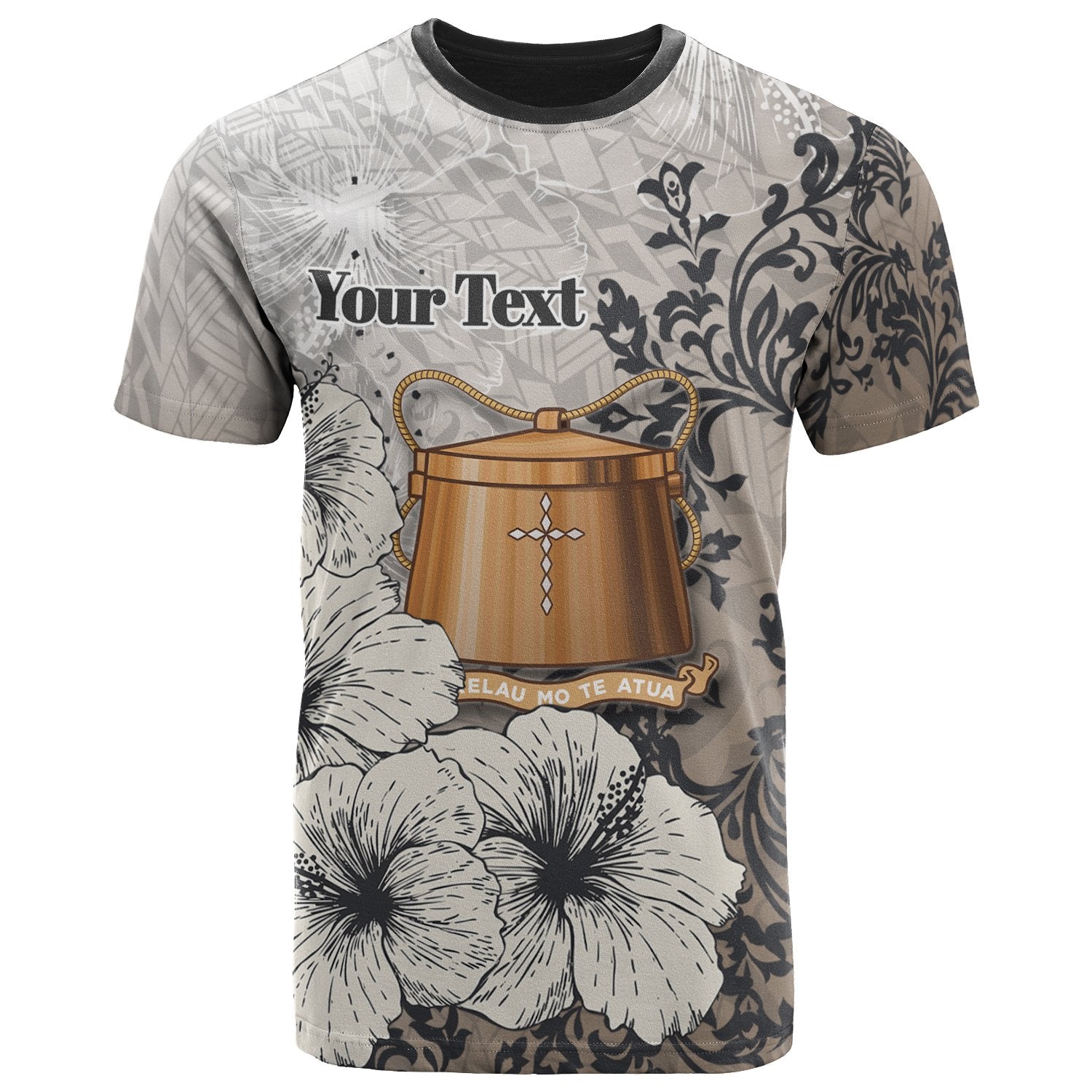 Tokelau T Shirt Custom Vintage Luxury Floral Style Unisex Art - Polynesian Pride