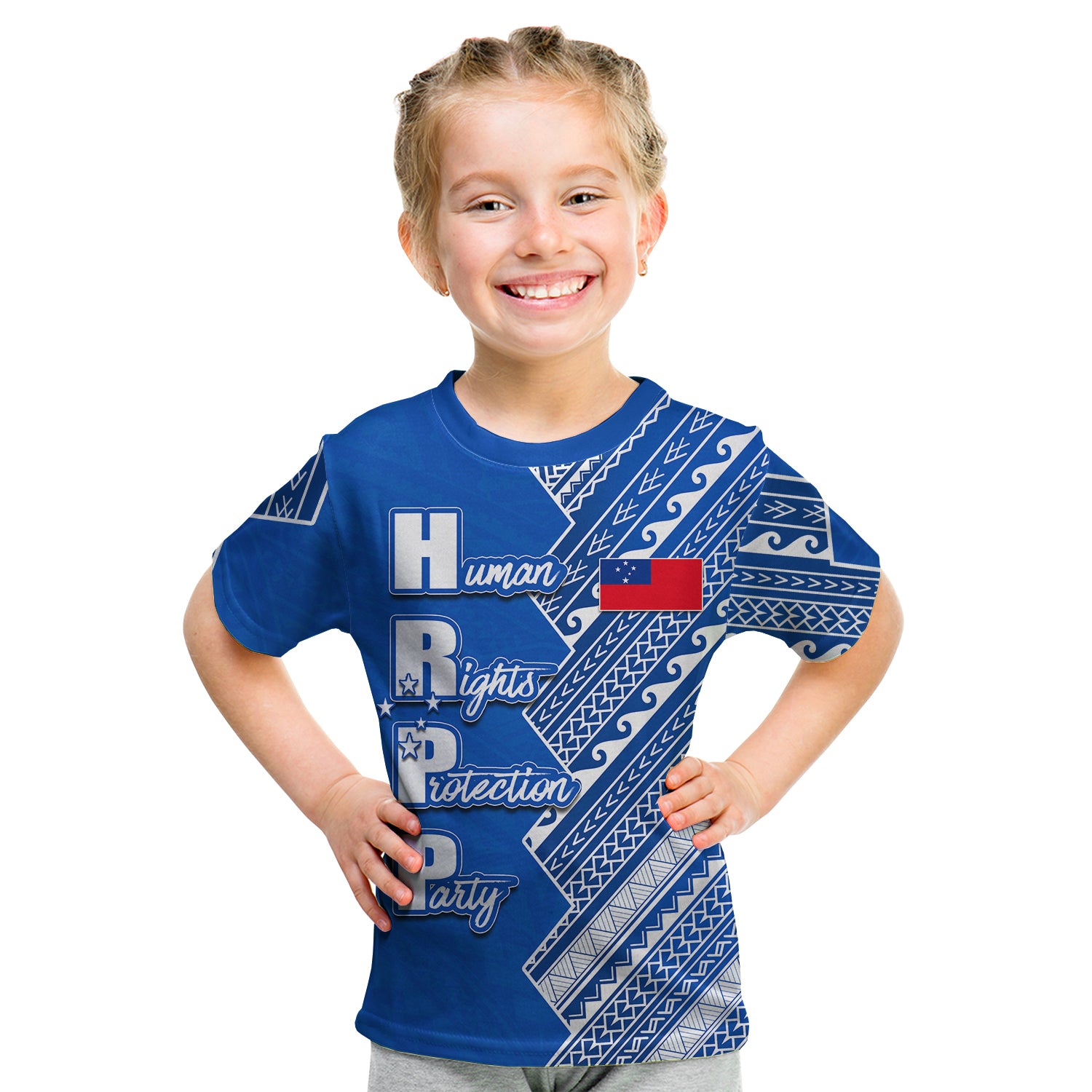 Hrpp Samoa T Shirt Kid Half Style LT6 - Polynesian Pride