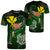 Hawaii Turtle Plumeria Polynesian T Shirt Luck Style Unisex Green - Polynesian Pride