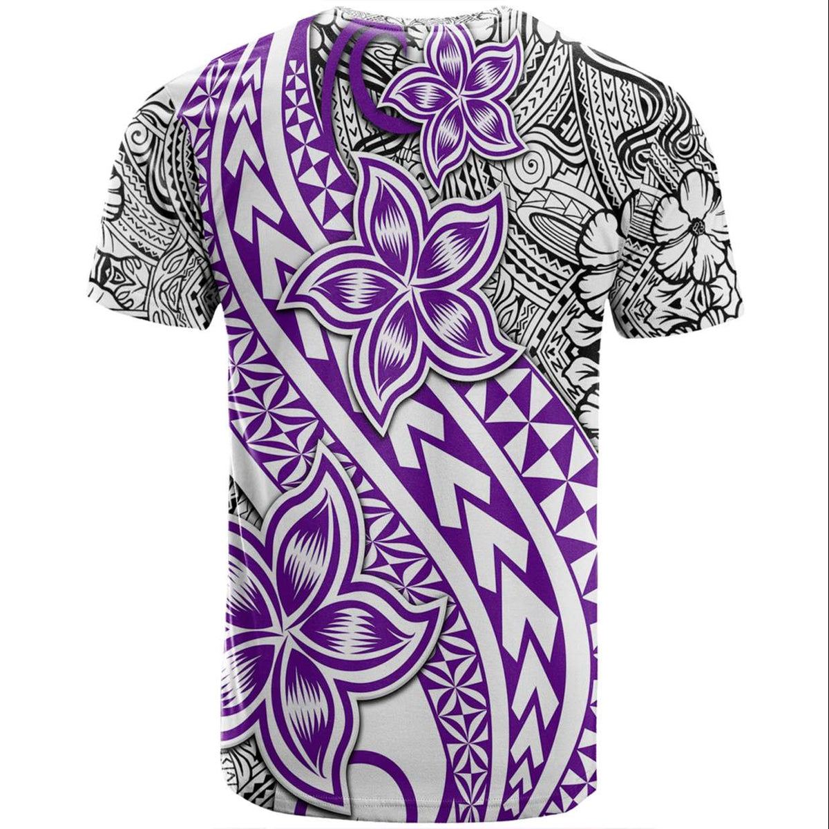 Traditional Polynesian Tribal Tattoo Retro Couple T Shirt Purple LT9 - Polynesian Pride