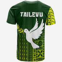 Tailevu Rugby Fiji T Shirt Go Green LT4 - Polynesian Pride