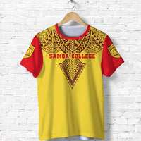 Custom Samoa College T Shirt Tattoo Sport Style - Polynesian Pride