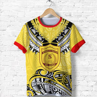 Custom Samoa College T Shirt Polynesian Style Version Special - Polynesian Pride