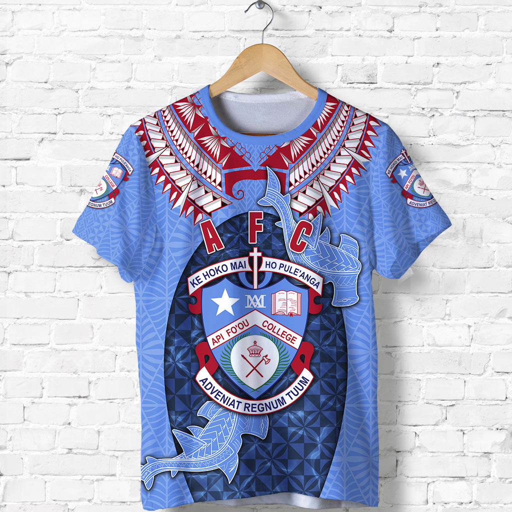 Custom Tonga Apifoou College T Shirt Special Style LT16 - Polynesian Pride