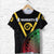 Custom Vanuatu Rugby T Shirt Armor Style Unisex Black - Polynesian Pride