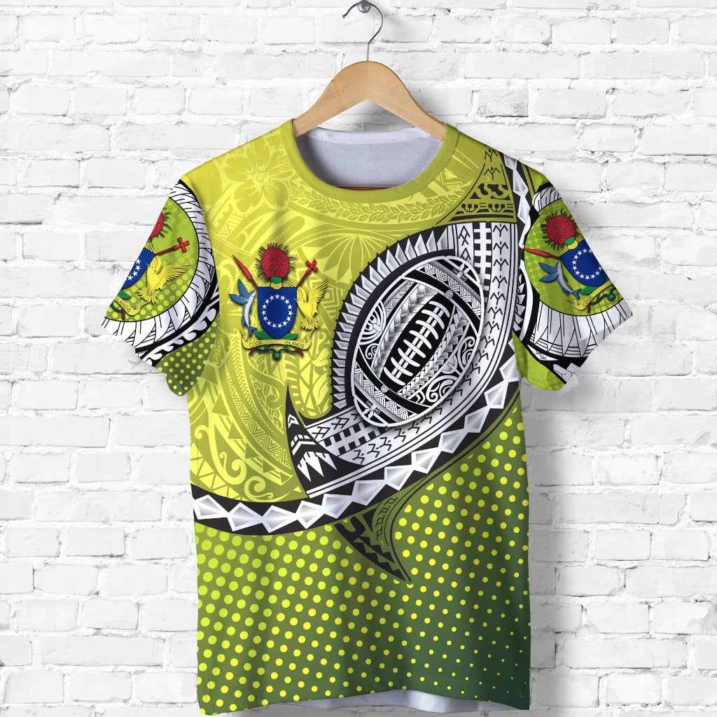 Custom Cook Islands Rugby T Shirt Version Special Unisex Green - Polynesian Pride