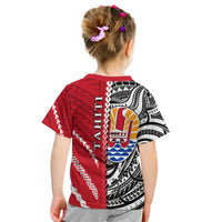 Tahiti Unique T Shirt Kid Polynesia Pattern LT13 - Polynesian Pride