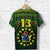 Custom The Kukis T Shirt Cook Islands Rugby Custom Text and Number LT13 - Polynesian Pride