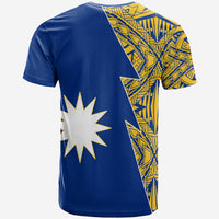 Nauru Pride T Shirt Star LT13 - Polynesian Pride