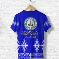 Siaatoutai Theological College T Shirt Tonga Pattern LT13 - Polynesian Pride