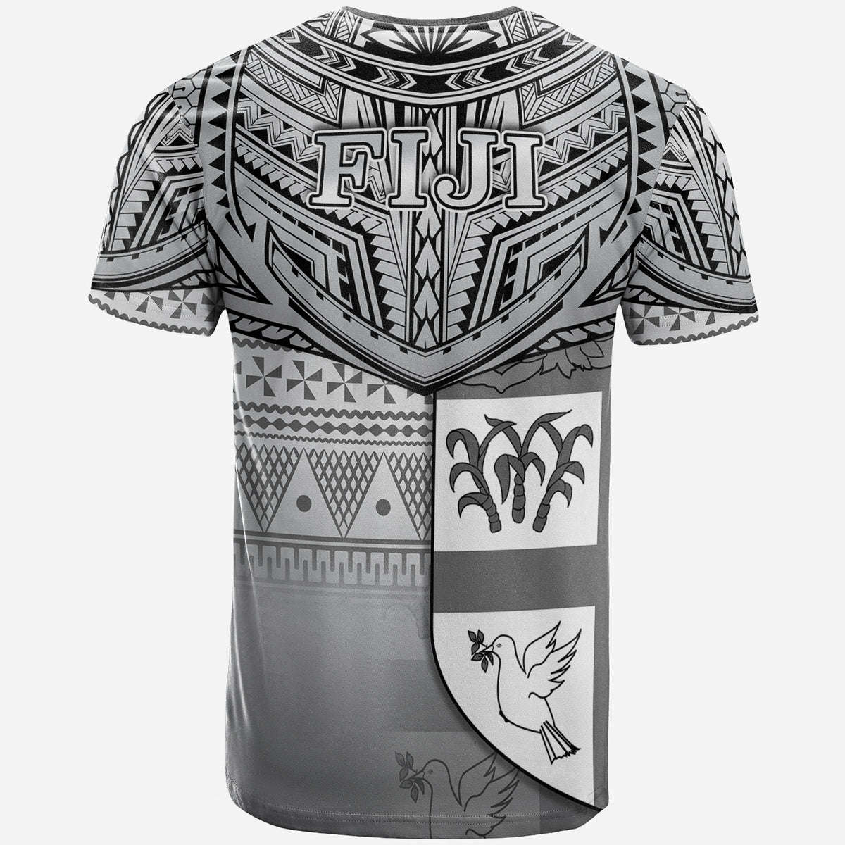 Custom Fiji T Shirt CreativeLove Country Version Black LT13 - Polynesian Pride