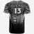 Custom Fiji Faithful T Shirt Version Black Custom Text and Number LT13 - Polynesian Pride