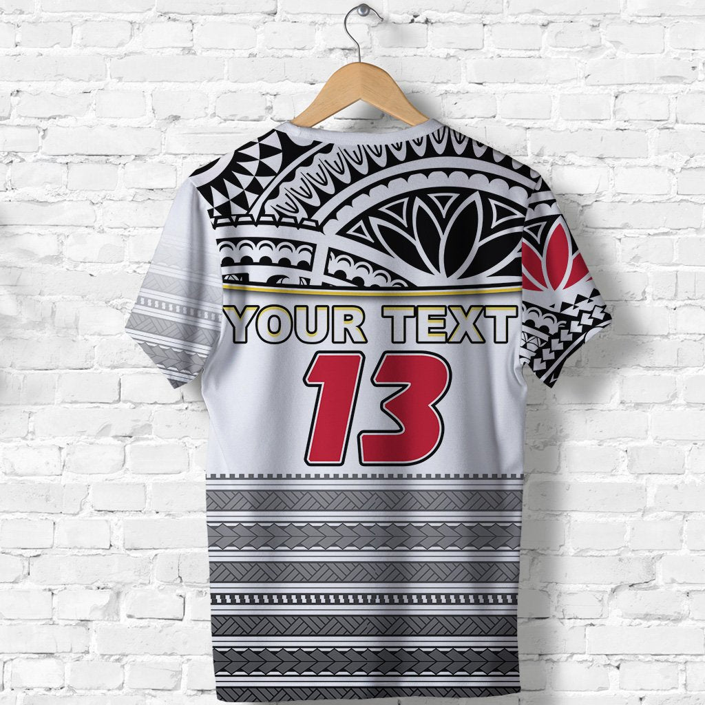 Custom Papua New Guinea Rugby T Shirt PNG Impressive Custom Text and Number - Polynesian Pride