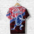 Custom Manu Samoa Rugby T Shirt Dab Trend Creative Red - Polynesian Pride