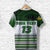 Custom Cook Islands Rugby T Shirt Impressive Version Custom Text and Number - Polynesian Pride