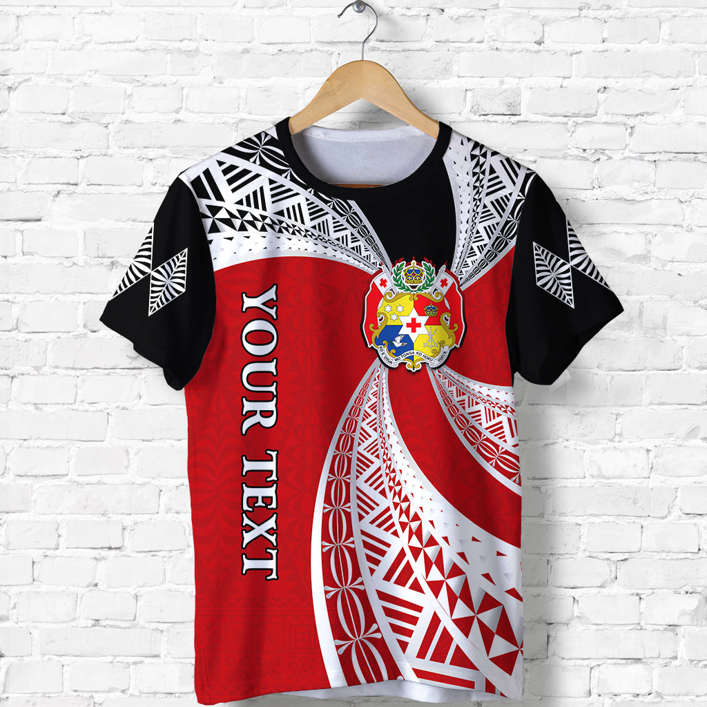 Custom Tonga Distinctive T Shirt Tongan Tapa Pattern LT13 Unisex Red - Polynesian Pride