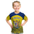 (Custom Personalised) Niue T - Shirt Kid Rock Of Polynesia (Golden) LT13 - Polynesian Pride