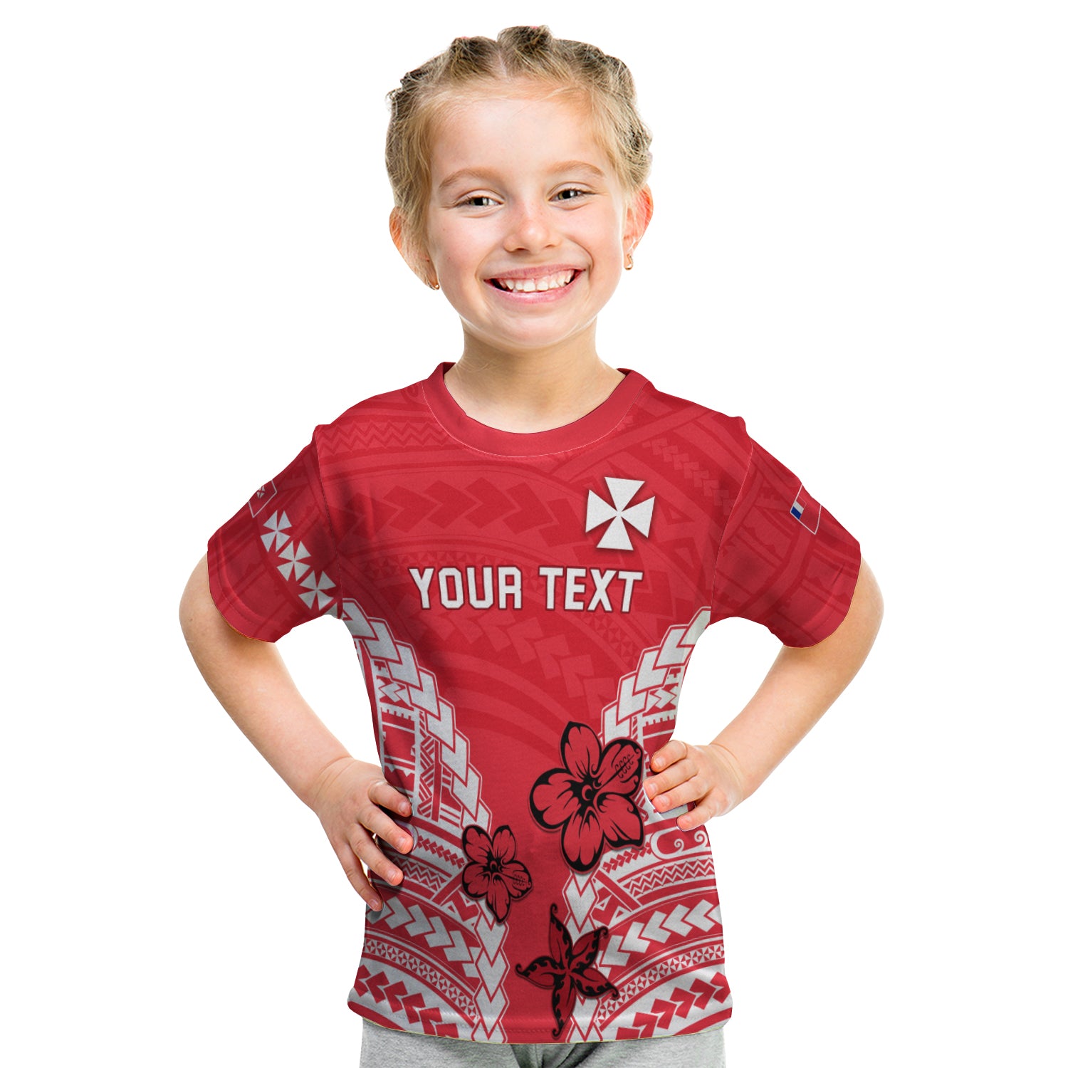 (Custom Personalised) Wallis And Futuna T - Shirt Kid Impressive LT13 - Polynesian Pride