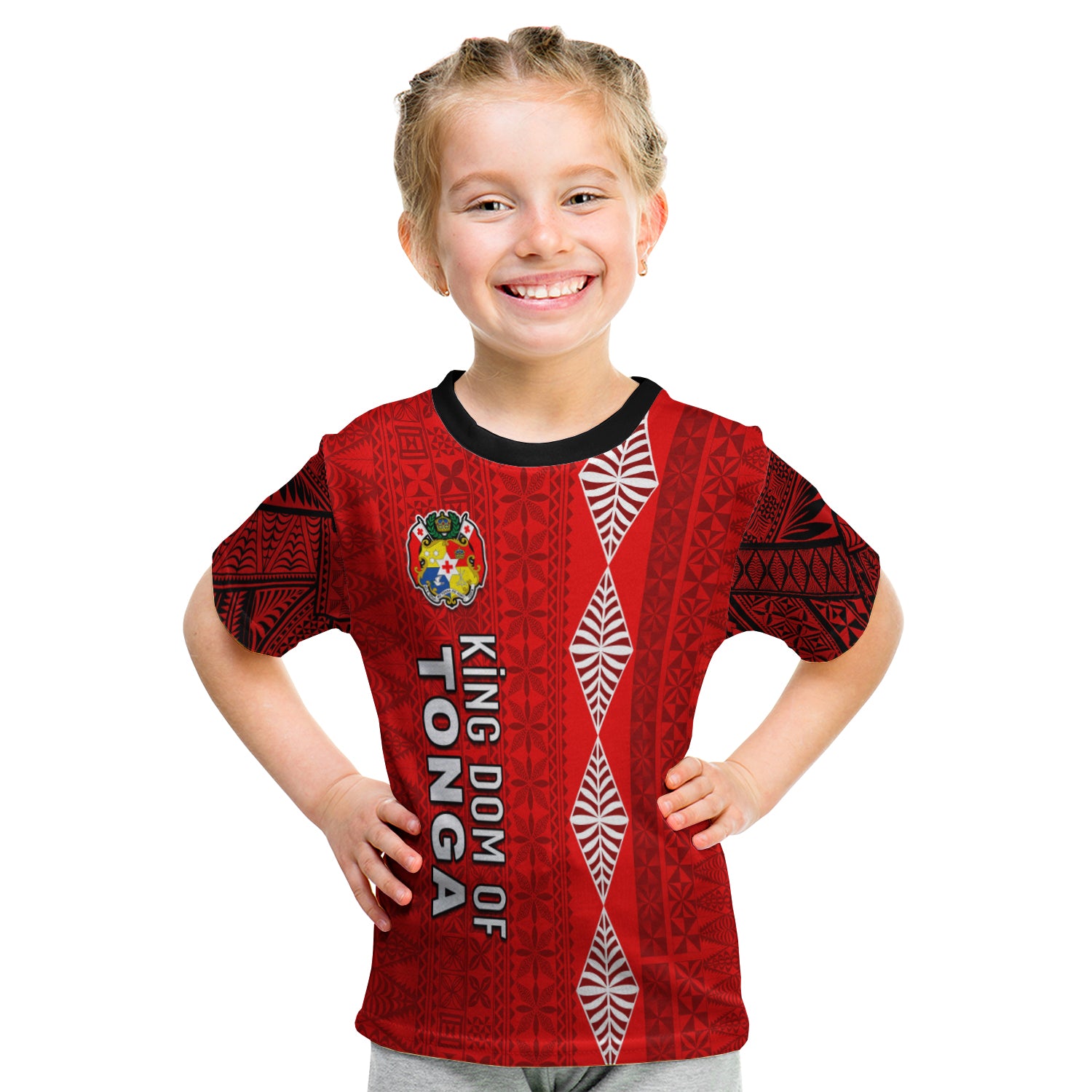 Kingdom Of Tonga T Shirt Kid 2021 Tonga National Day LT13 Youth XL Size14 - Polynesian Pride