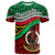 Proud Vanuatu T Shirt Pattern Mix Flag LT13 Unisex Green - Polynesian Pride