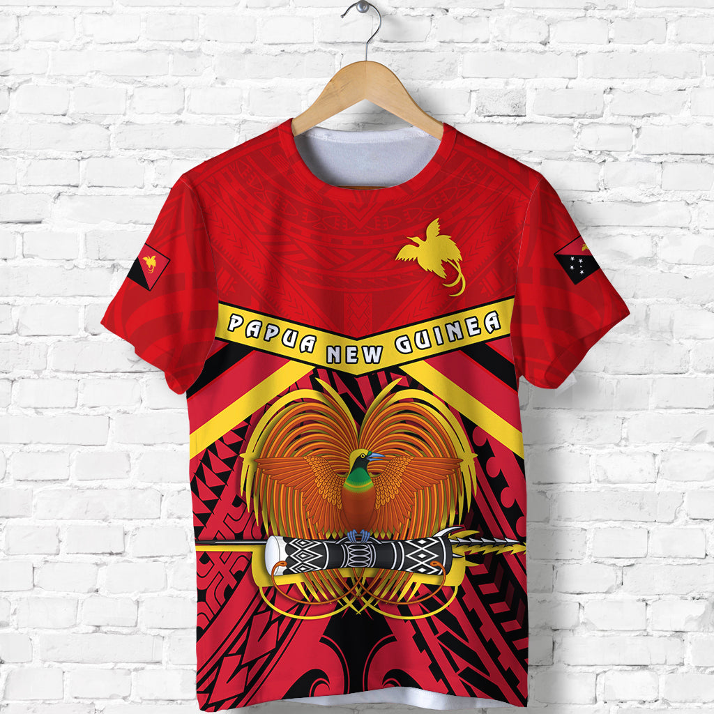 Papua New Guinea T Shirt the One and Only LT13 Unisex Red - Polynesian Pride