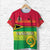 Custom Vanuatu Color T Shirt Six Provinces and Map LT13 - Polynesian Pride