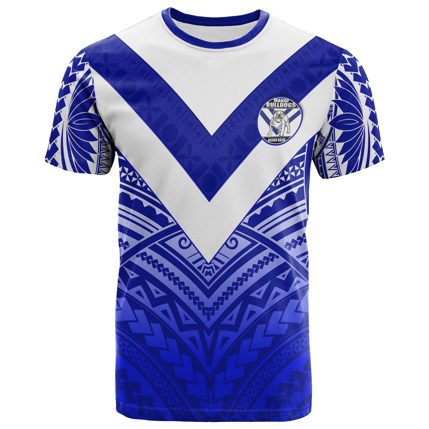 Makoi Bulldogs T Shirt Forever Fiji Rugby Version Fresh 03 LT13 Unisex Blue - Polynesian Pride