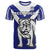 Spirit Bulldogs T Shirt Makoi Fiji Rugby LT13 Unisex Blue - Polynesian Pride