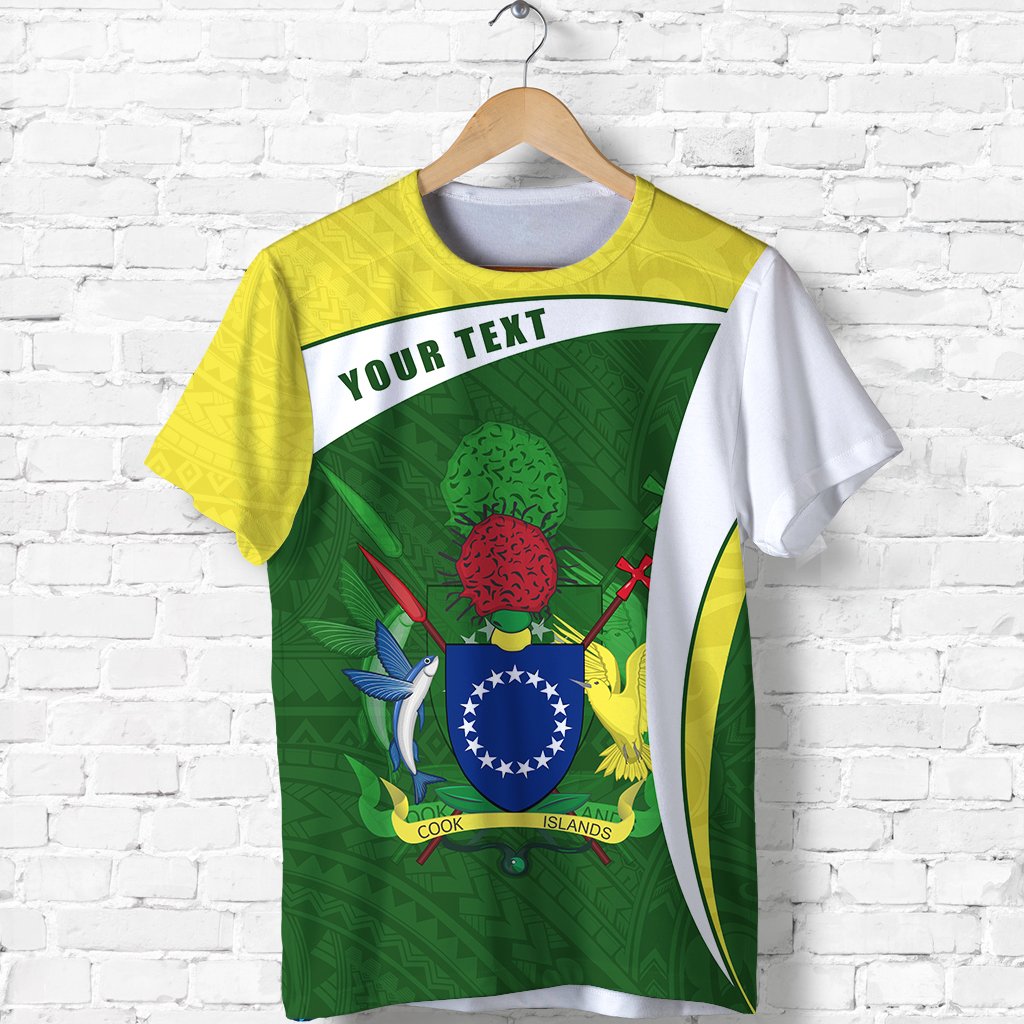 Custom Cook Islands Rugby T Shirt Fresh Lifestyle Unisex Green - Polynesian Pride