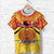 Custom Papua New Guinea Rugby T Shirt PNG The Kumuls Unisex Yellow - Polynesian Pride