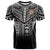 Custom Fiji Faithful T Shirt Version Black Custom Text and Number LT13 - Polynesian Pride