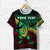 Custom Vanuatu Rugby T Shirt Dab Trend Creative Unisex Green - Polynesian Pride