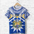 Nauru Rugby T Shirt Symbol Star Polynesian Unisex Blue - Polynesian Pride