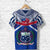 Custom Manu Samoa T Shirt Simple Coat of Arms Rugby - Polynesian Pride