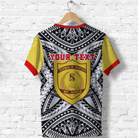 Custom Samoa College T Shirt Polynesian Style Version Special - Polynesian Pride
