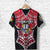 Custom Tonga Rugby T Shirt Polynesian Armor Style Black - Polynesian Pride