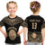 (Custom Text And Number) Marshall Islands T Shirt Kid Best Tattoo Version Golden LT13 - Polynesian Pride