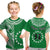 (Custom Text and Number) Cook Islands Tatau T Shirt Symbolize Passion Stars Version Green LT13 - Polynesian Pride