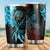 Samoa Tumbler - Samoan Warrior With Eagle - Polynesian Pride