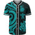 New Caledonia Baseball Shirt - Tutquoise Tentacle Turtle Unisex Tutquoise - Polynesian Pride