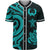 Pohnpei Baseball Shirt - Tutquoise Tentacle Turtle Unisex Tutquoise - Polynesian Pride