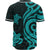 Hawaii Baseball Shirt - Turquoise Tentacle Turtle - Polynesian Pride