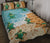 Hawaii Turtle Sea Quilt Bed Set - Dream Ocean - AH Blue - Polynesian Pride